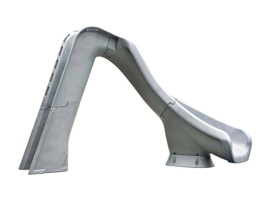 Typhoon Pool Slide - Sandstone/Grey (Left/Right Curve)